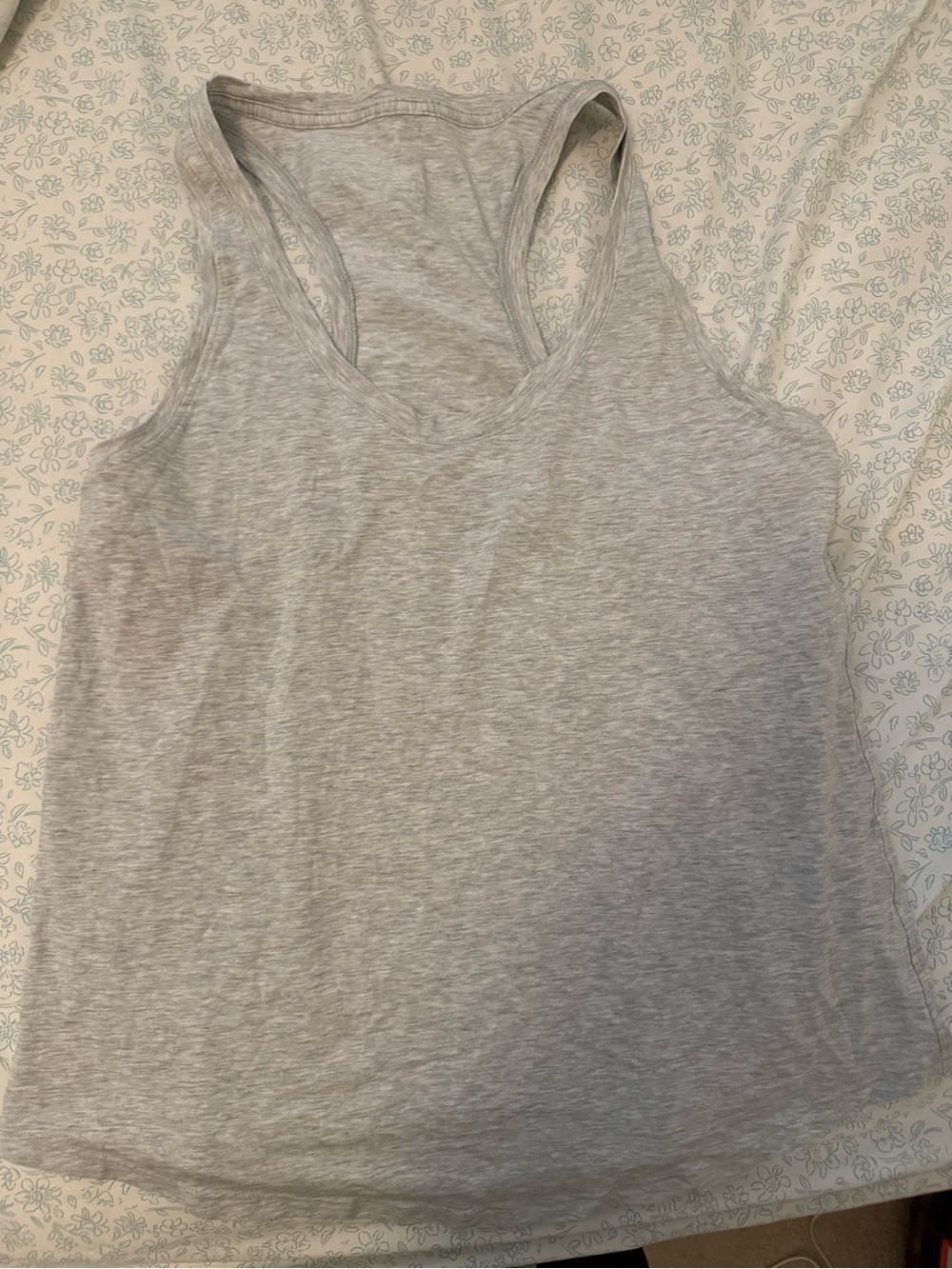 lululemon athletica Love Light Gray Racerback Tank
